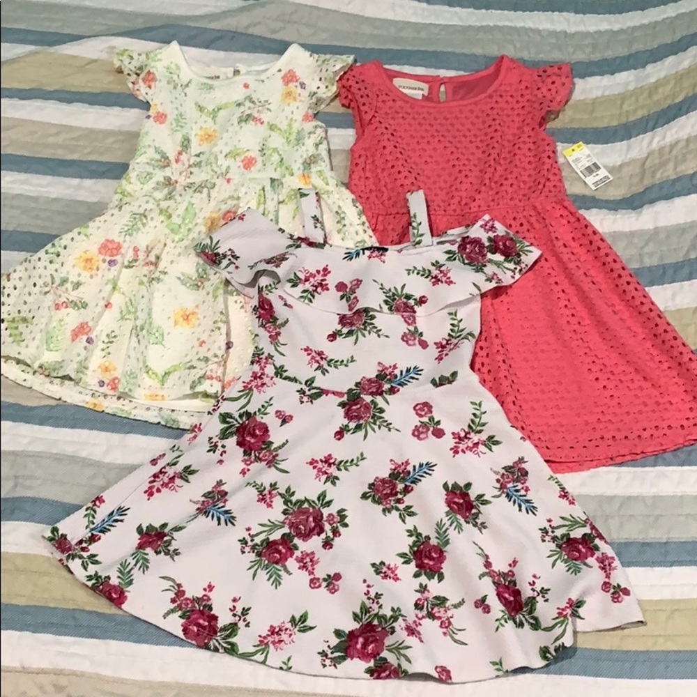 3 floral dresses size 4
